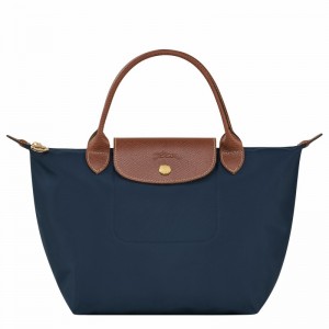 Navy Longchamp Le Pliage Original S Handbag - Recycled canvas UK | L1621089P68