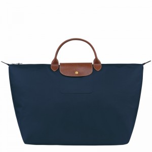 Navy Longchamp Le Pliage Original S Travel bag - Recycled canvas UK | L1624089P68-