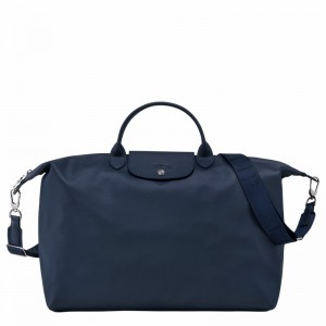 Navy Longchamp Le Pliage Xtra S Travel bag - Leather UK | L1624987556-