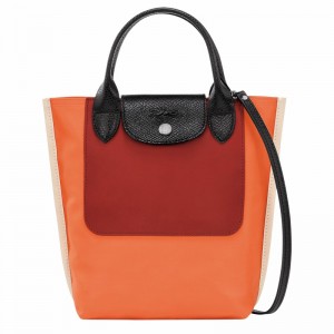 Orange Longchamp Cabas XS Tote bag - Canvas UK | 10263093P34