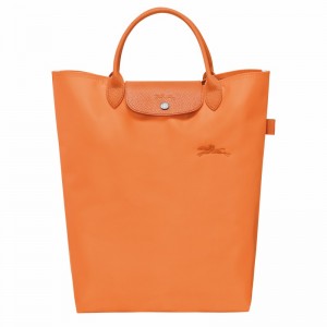 Orange Longchamp Le Pliage Green M Tote bag - Canvas UK | 10168919P54