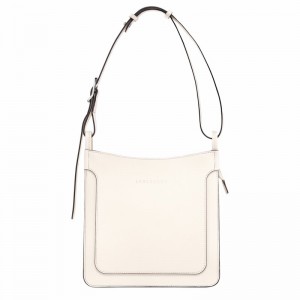 White Longchamp Le FOULONNÉ S Hobo bag - Leather UK | 10272HFI037