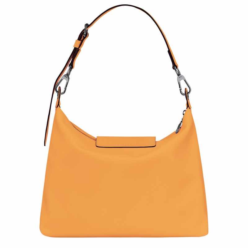 Apricot Longchamp Le Pliage Xtra M Hobo bag - Leather UK | 10189987222