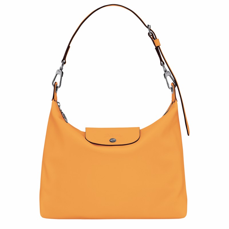 Apricot Longchamp Le Pliage Xtra M Hobo bag - Leather UK | 10189987222