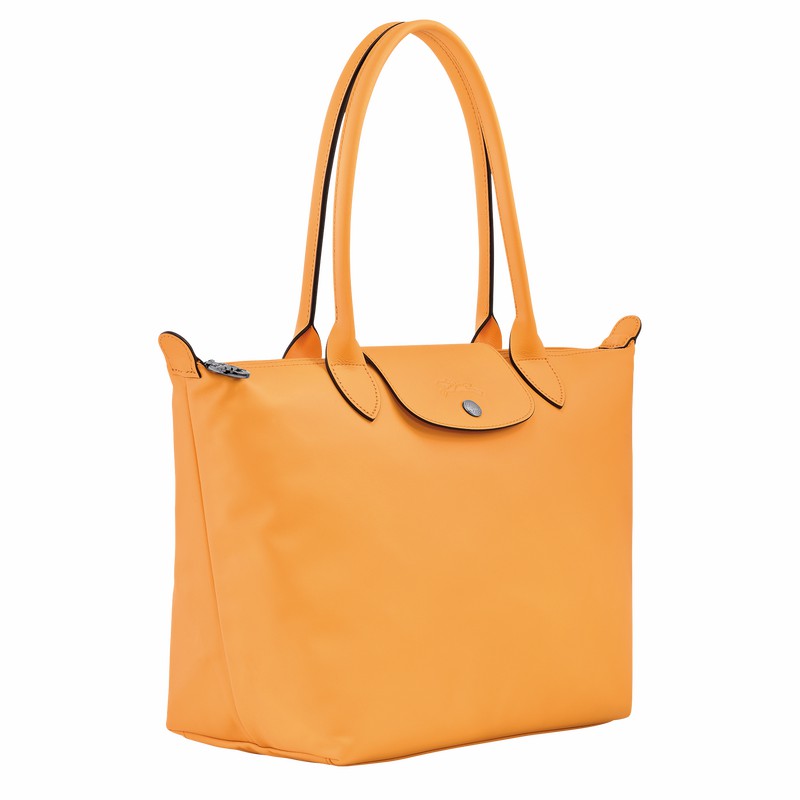 Apricot Longchamp Le Pliage Xtra M Tote bag - Leather UK | L2605987222