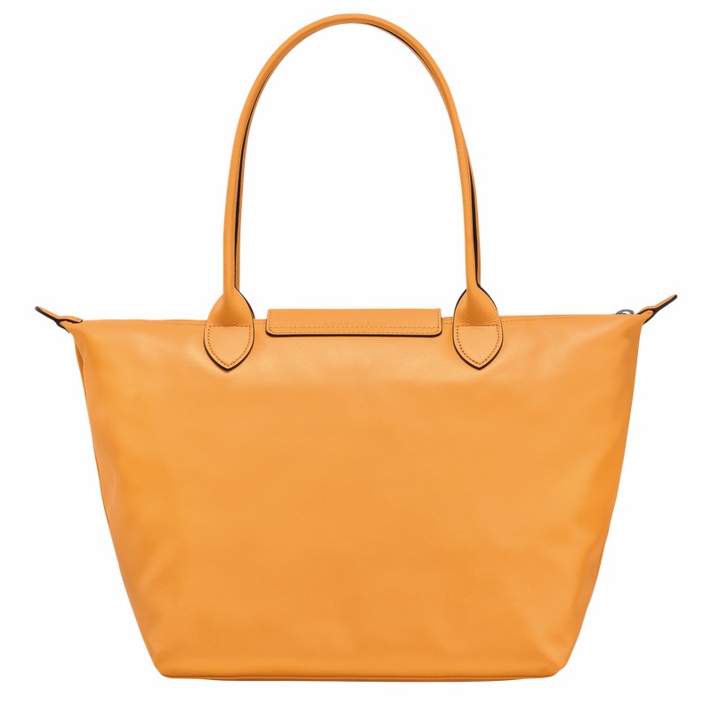 Apricot Longchamp Le Pliage Xtra M Tote bag - Leather UK | L2605987222