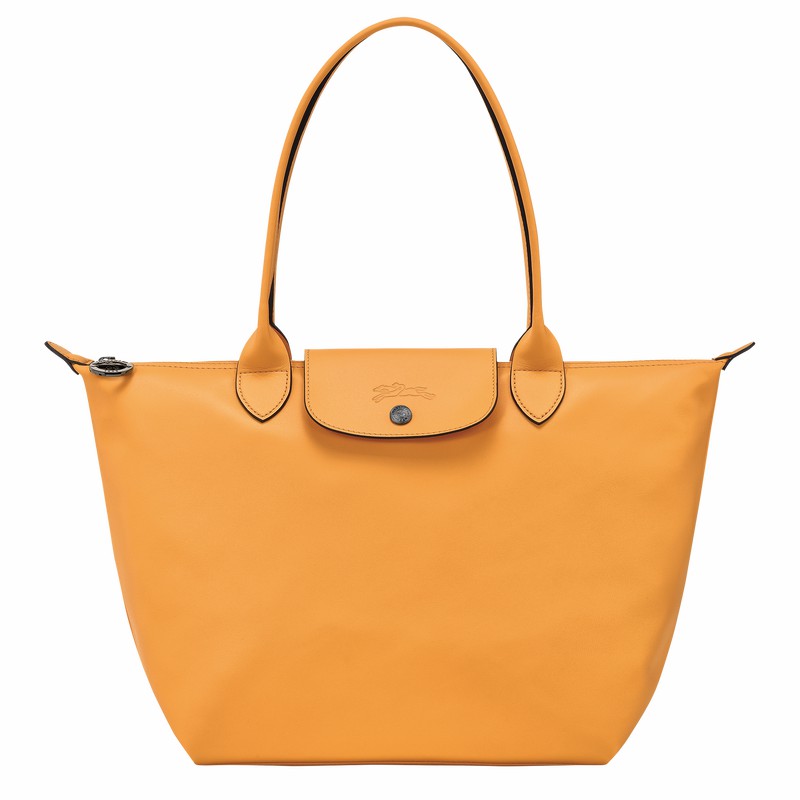 Apricot Longchamp Le Pliage Xtra M Tote bag - Leather UK | L2605987222