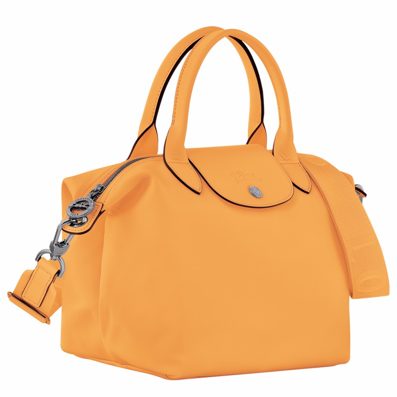 Apricot Longchamp Le Pliage Xtra S Handbag - Leather UK | L1512987222