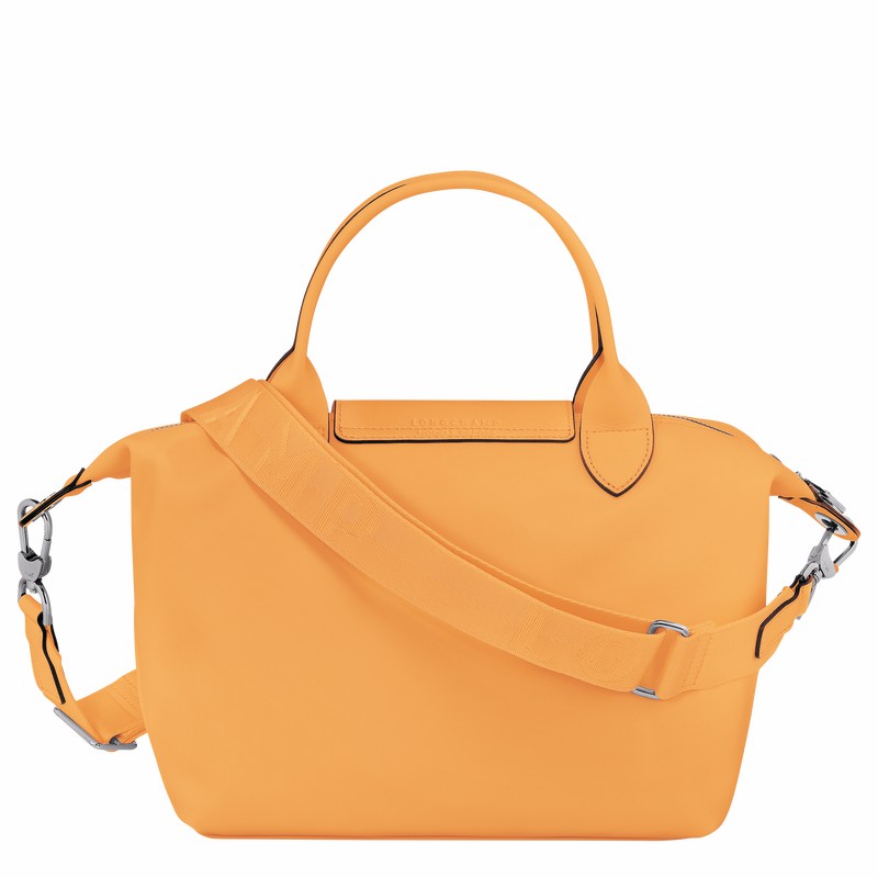 Apricot Longchamp Le Pliage Xtra S Handbag - Leather UK | L1512987222