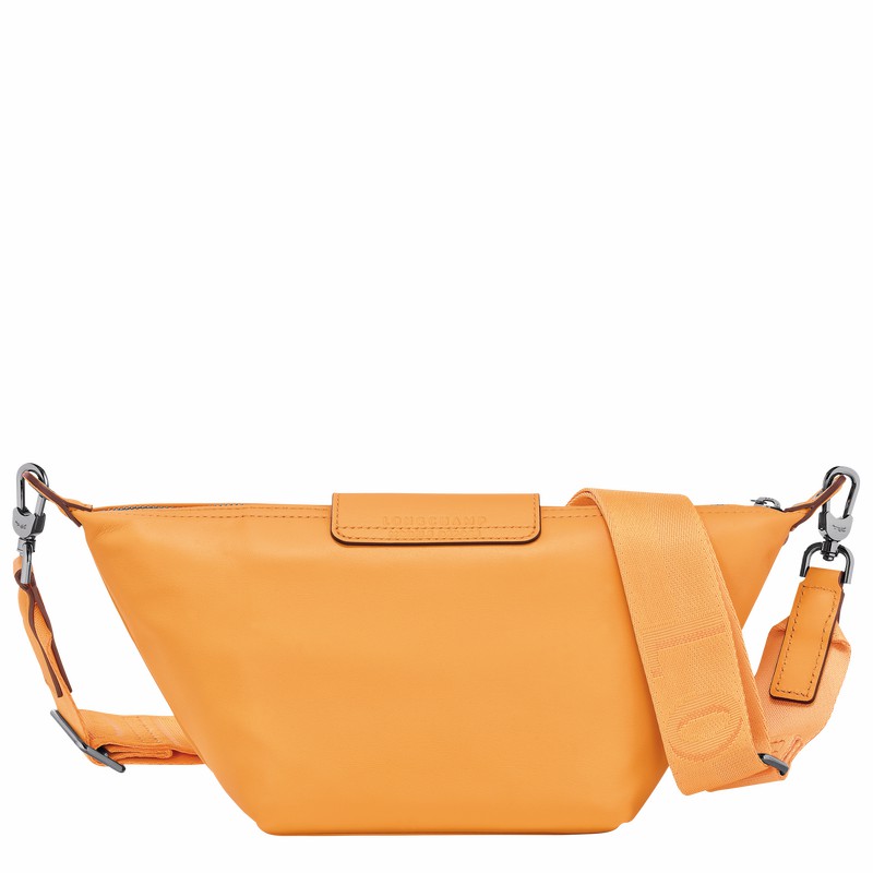 Apricot Longchamp Le Pliage Xtra XS Crossbody bag - Leather UK | 10212987222