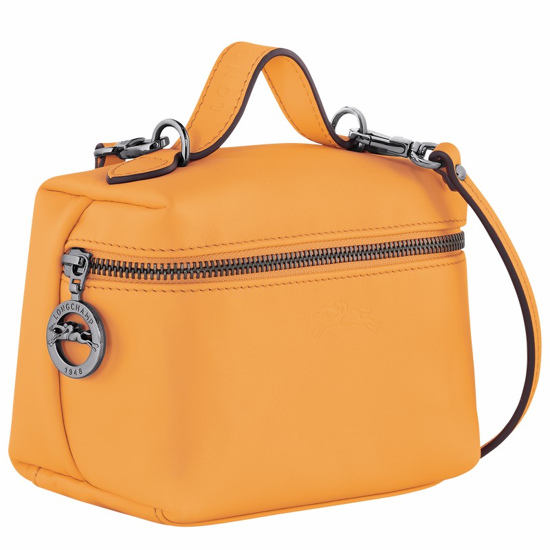 Apricot Longchamp Le Pliage Xtra XS Vanity - Leather UK | 10187987222