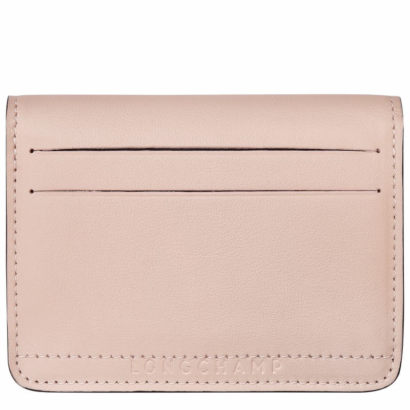 Beige Longchamp Le Pliage Xtra Card holder - Leather UK | 30039987542