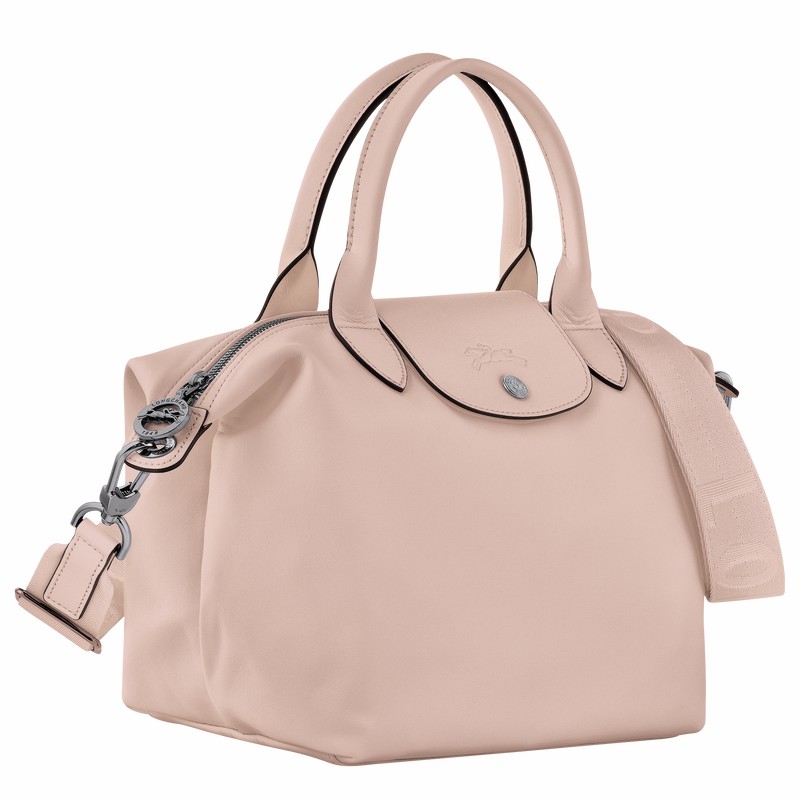 Beige Longchamp Le Pliage Xtra S Handbag - Leather UK | L1512987542