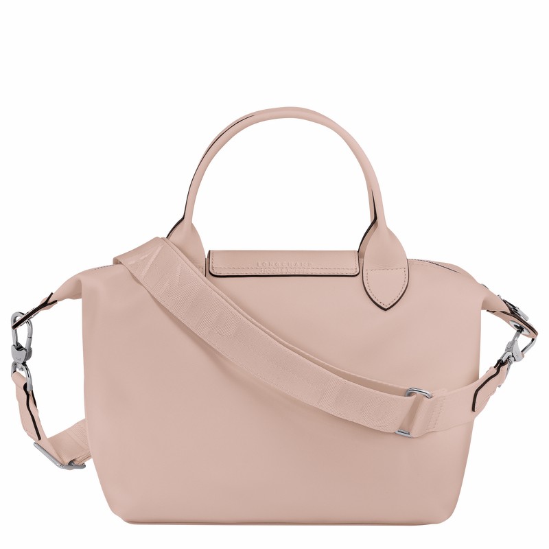 Beige Longchamp Le Pliage Xtra S Handbag - Leather UK | L1512987542