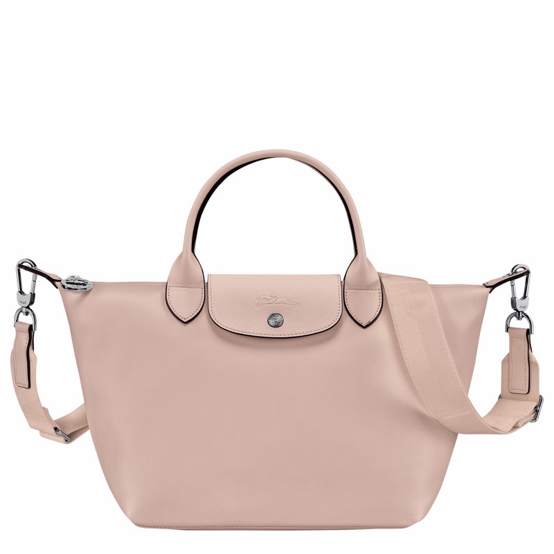 Beige Longchamp Le Pliage Xtra S Handbag - Leather UK | L1512987542