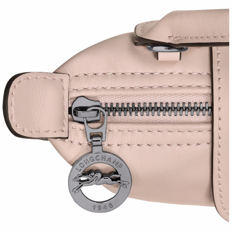 Beige Longchamp Le Pliage Xtra XS Pouch - Leather UK | 34205987542