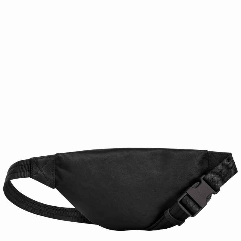 Black Longchamp 3D S Belt bag - Leather UK | 20054HCV001