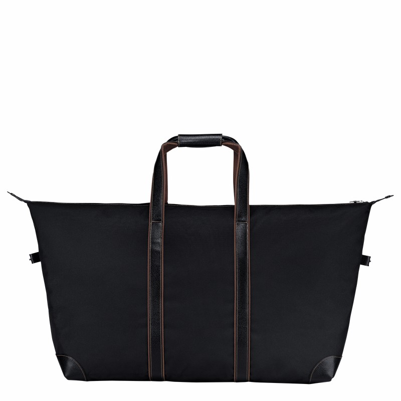 Black Longchamp Boxford L Travel bag - Recycled canvas UK | L1223080001