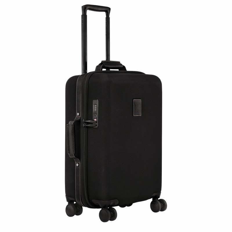 Black Longchamp Boxford S Suitcase - Recycled canvas UK | 24017080001-