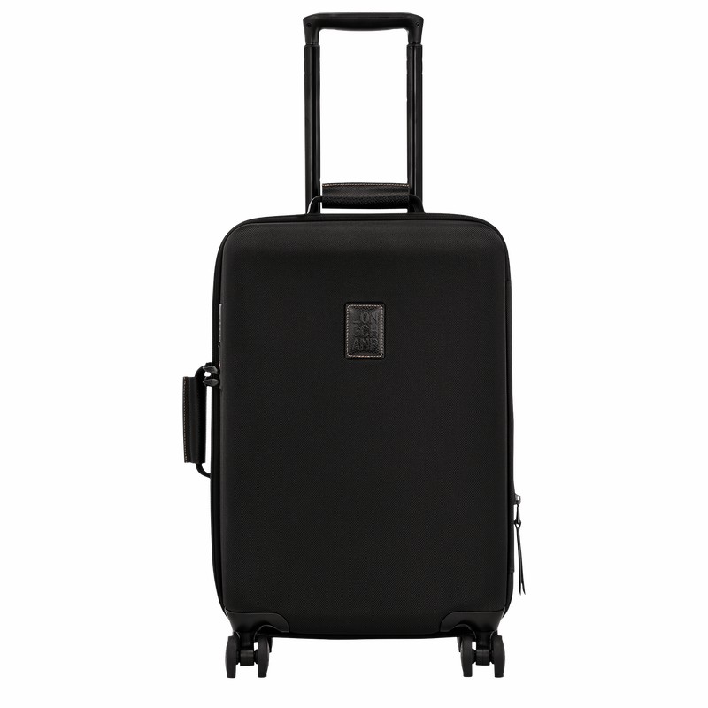 Black Longchamp Boxford S Suitcase - Recycled canvas UK | 24017080001