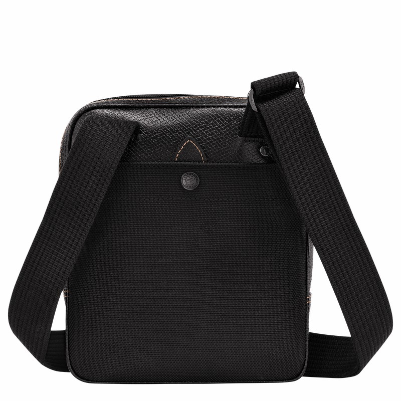 Black Longchamp Boxford XS Crossbody bag - Recycled canvas UK | L1712080001