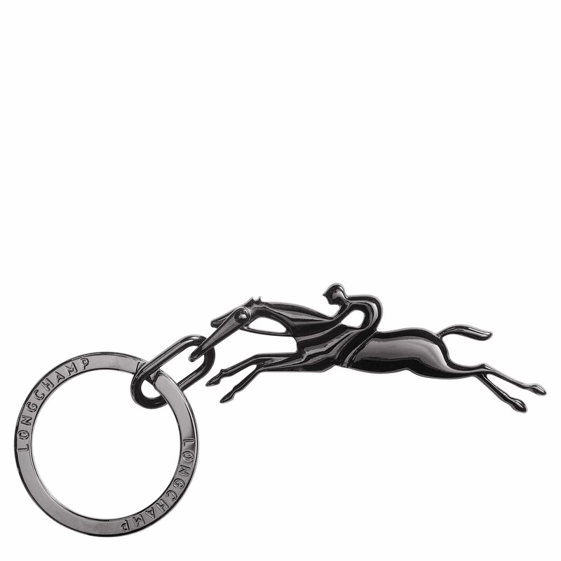 Black Longchamp Cavalier Key-rings - Metal UK | 36015MET001