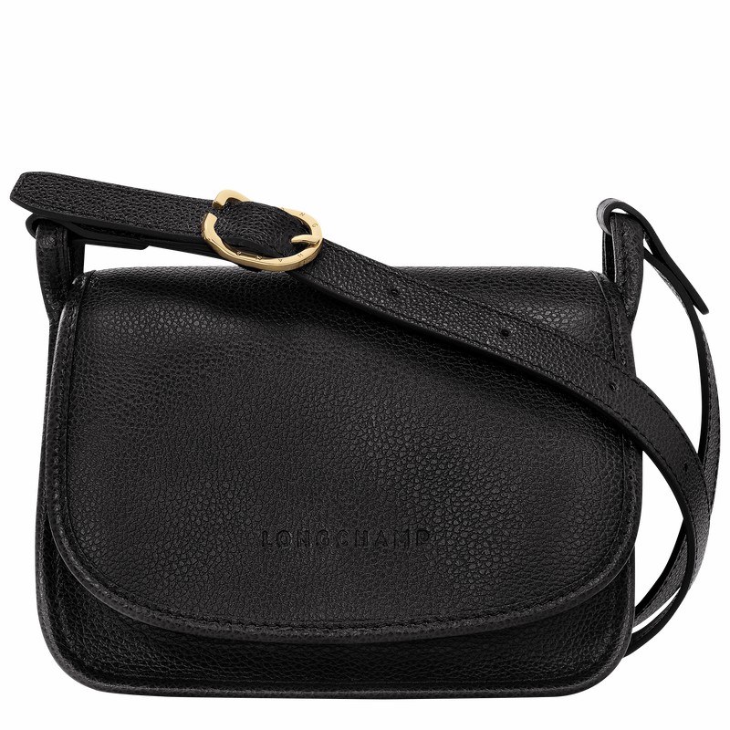 Black Longchamp Le FOULONNÉ S Crossbody bag - Leather UK | 10134021001