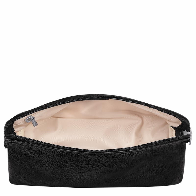 Black Longchamp Le FOULONNÉ Toiletry case - Leather UK | L1047021047-