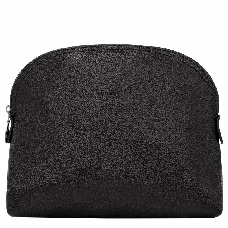 Black Longchamp Le FOULONNÉ Toiletry case - Leather UK | L1047021047-