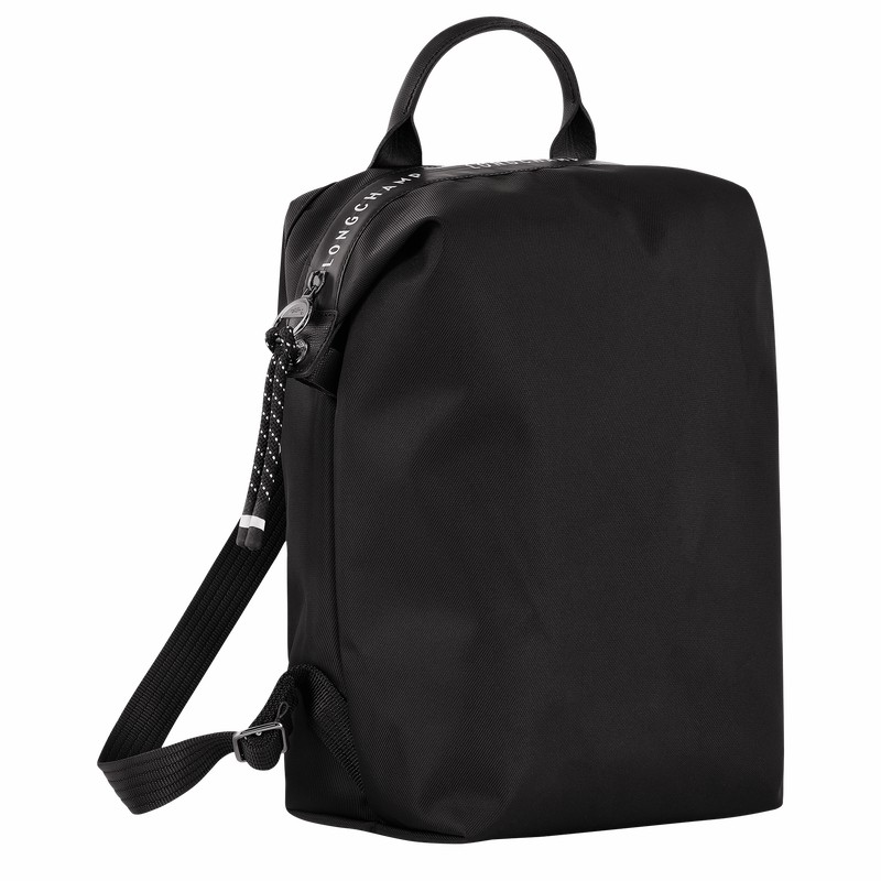 Black Longchamp Le Pliage Energy L Backpack - Recycled canvas UK | 10166HSR001