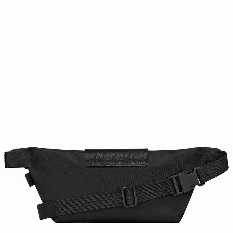 Black Longchamp Le Pliage Energy M Belt bag - Canvas UK | 10256HSR001