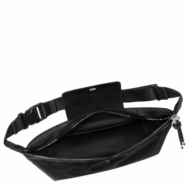 Black Longchamp Le Pliage Energy M Belt bag - Canvas UK | 10256HSR001