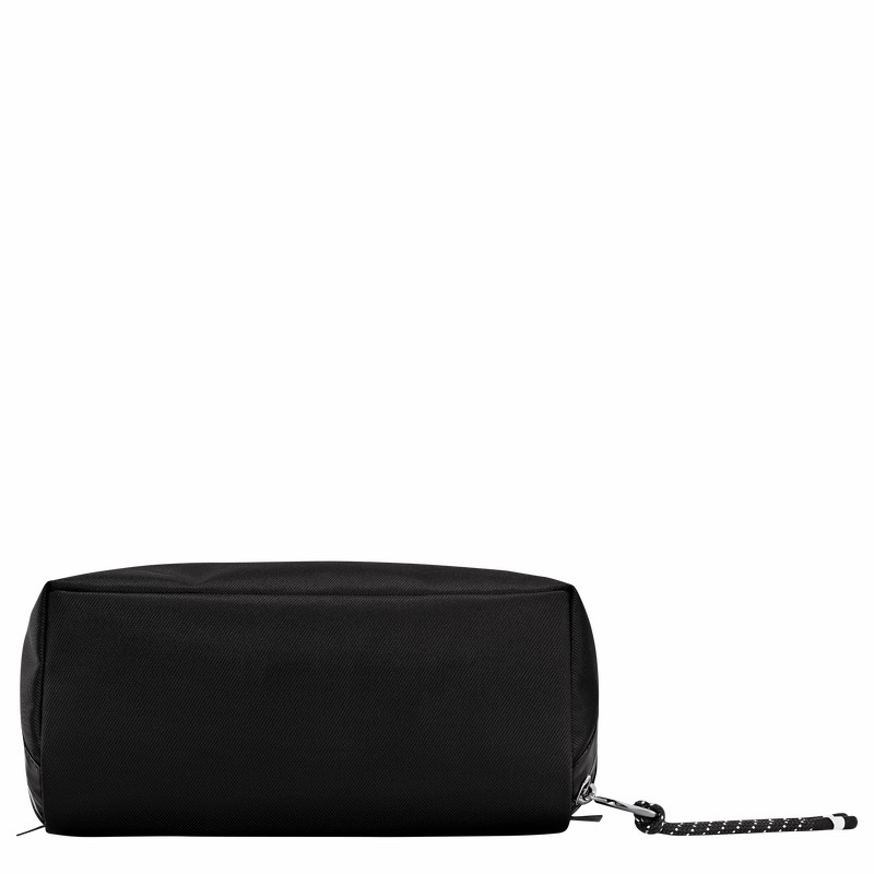 Black Longchamp Le Pliage Energy Pouch - Canvas UK | 30042HSR001