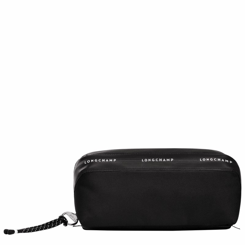 Black Longchamp Le Pliage Energy Pouch - Canvas UK | 30042HSR001