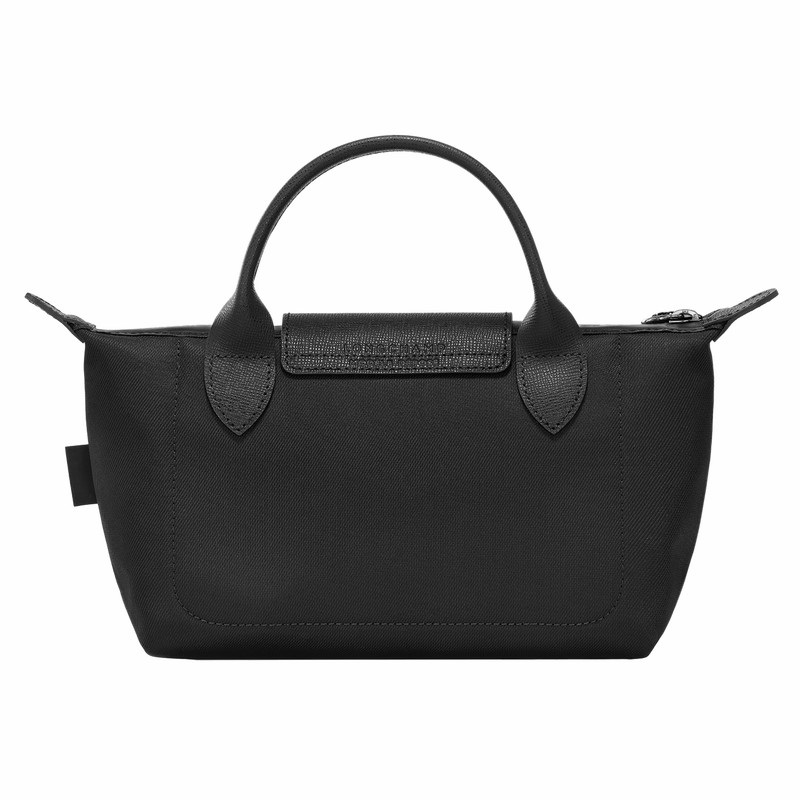 Black Longchamp Le Pliage Energy Pouch - Recycled canvas UK | 30030HSR001