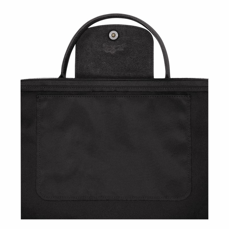 Black Longchamp Le Pliage Energy S Handbag - Recycled canvas UK | L1512HSR001