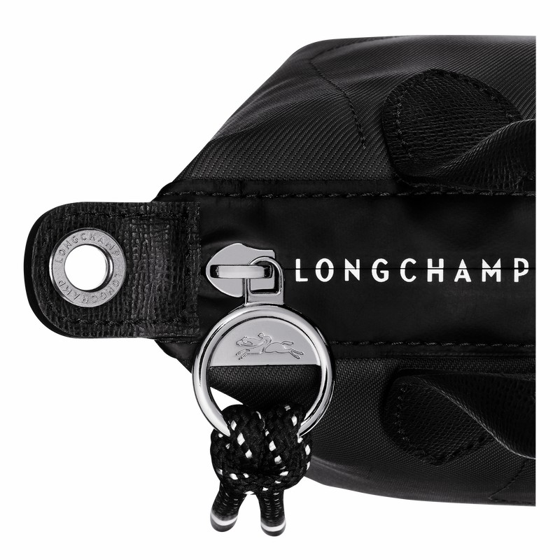 Black Longchamp Le Pliage Energy XS Handbag - Recycled canvas UK | L1500HSR001-