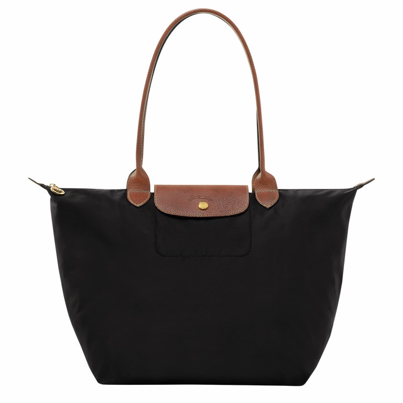 Black Longchamp Le Pliage Original L Tote bag - Recycled canvas UK | L1899089001