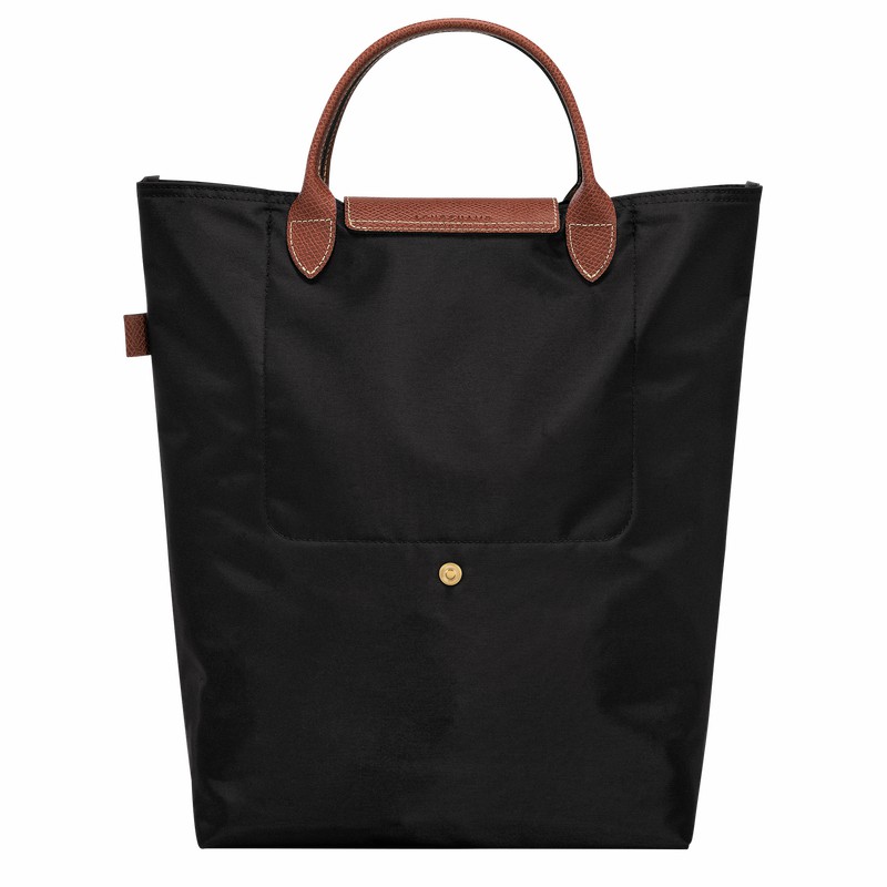 Black Longchamp Le Pliage Original M Tote bag - Canvas UK | 10168089001-