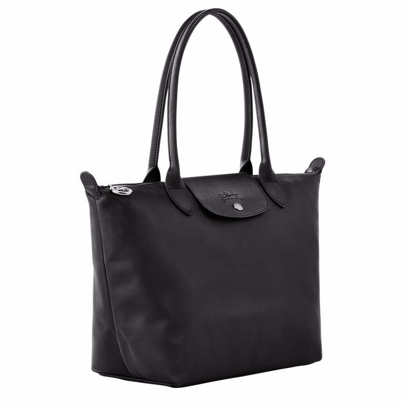 Black Longchamp Le Pliage Xtra M Tote bag - Leather UK | L2605987001