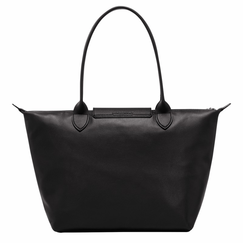 Black Longchamp Le Pliage Xtra M Tote bag - Leather UK | L2605987001