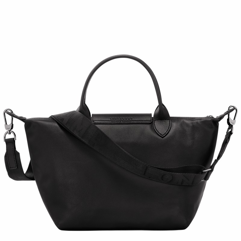 Black Longchamp Le Pliage Xtra S Handbag - Leather UK | L1512987001