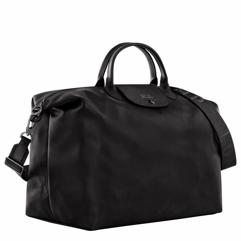 Black Longchamp Le Pliage Xtra S Travel bag - Leather UK | L1624987001