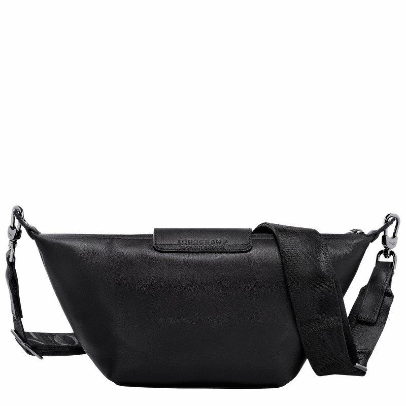 Black Longchamp Le Pliage Xtra XS Crossbody bag - Leather UK | 10212987001-