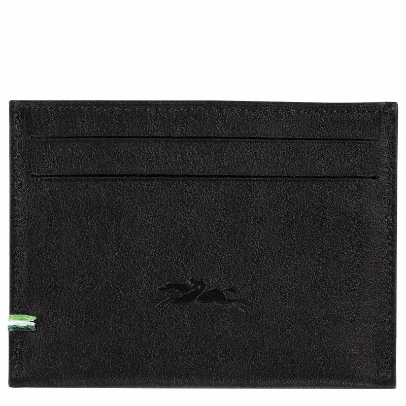 Black Longchamp sur Seine Card holder - Leather UK | L3218HCX001