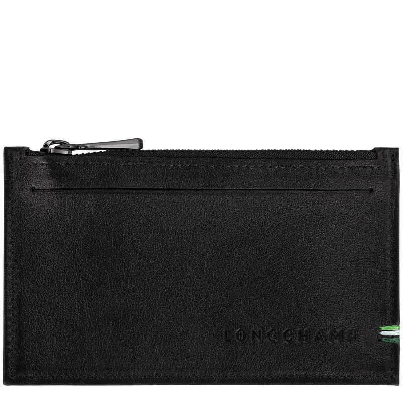 Black Longchamp sur Seine Coin purse - Leather UK | L3613HCX001