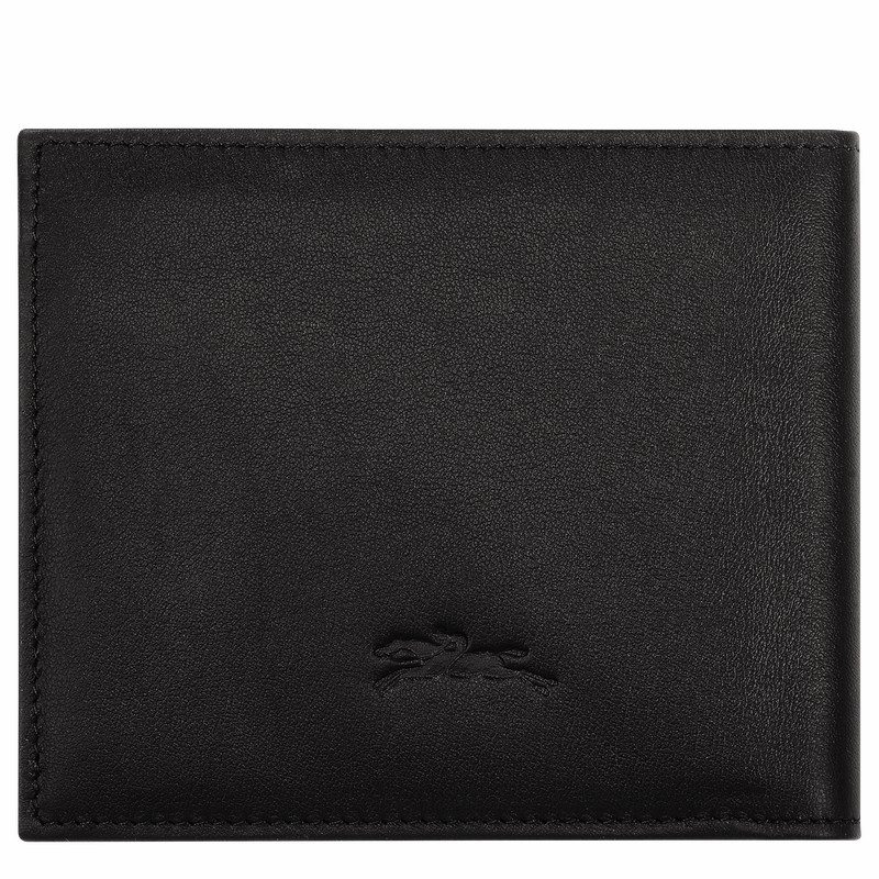 Black Longchamp sur Seine Wallet - Leather UK | L3508HCX001