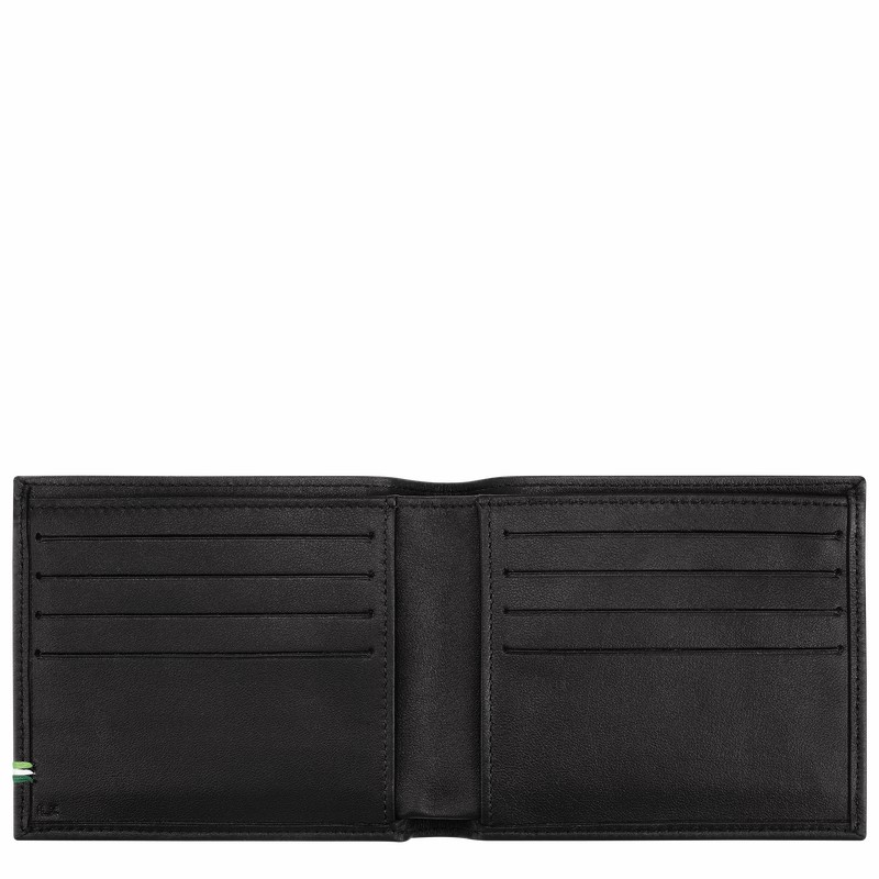 Black Longchamp sur Seine Wallet - Leather UK | L3508HCX001