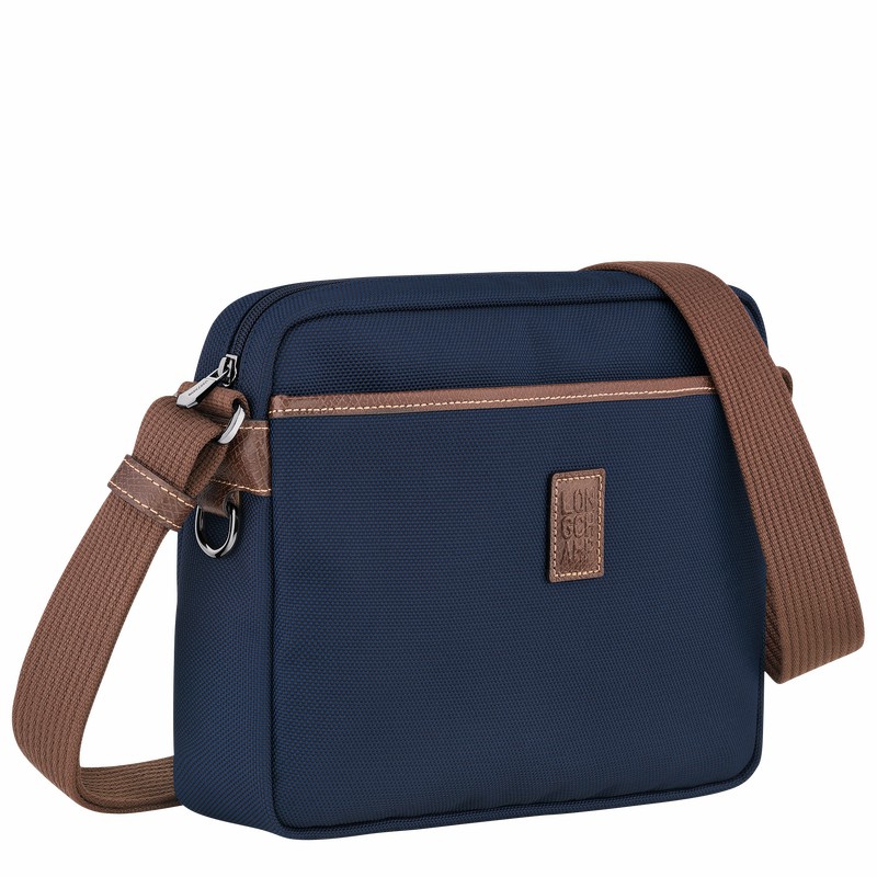 Blue Longchamp Boxford M Camera bag - Recycled canvas UK | 20053080127