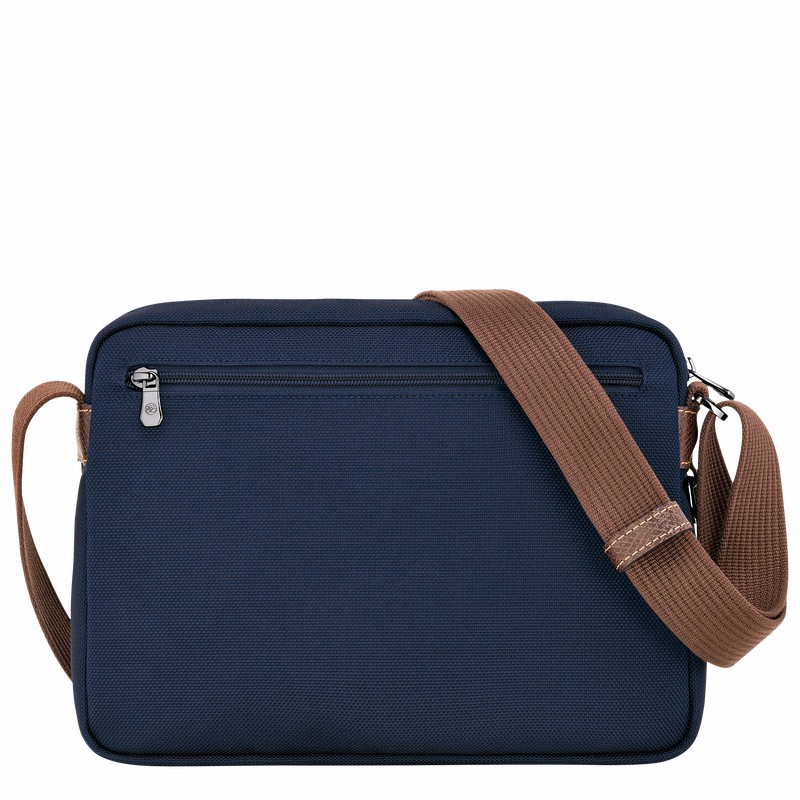 Blue Longchamp Boxford M Camera bag - Recycled canvas UK | 20053080127